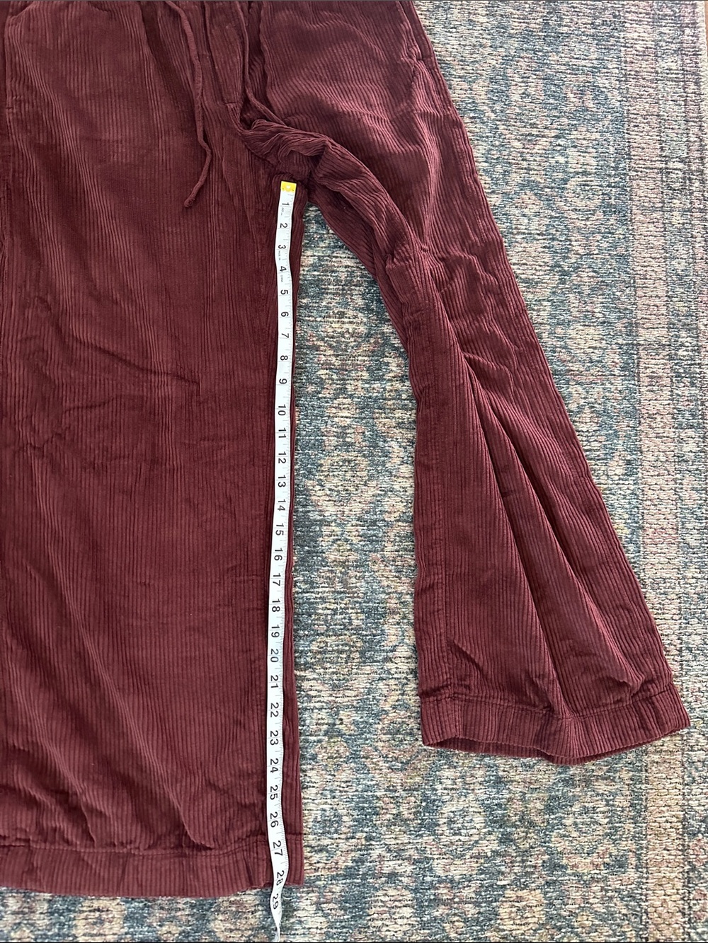 American Eagle NEW Stretch Corduroy Low-Rise Baggy Wide-Leé Pant - Picture 13 of 16